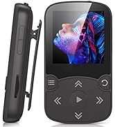 AGPTEK 64GB MP3 Player with Clip, A65 Bluetooth 5.3 Lossless Sound with FM Radio, Voice Recorder ...