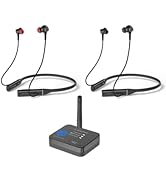 Avantree Aura Loop Dual – Next-Gen Wireless Auracast TV Earbuds, Includes Two Pairs for Shared Li...