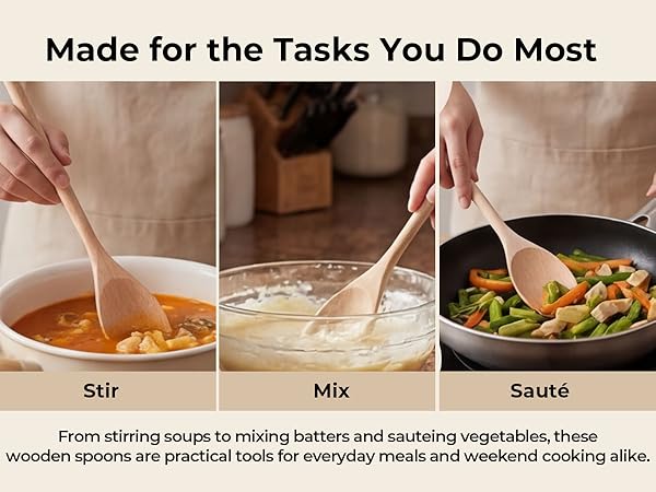 Wooden Spoons for Cooking