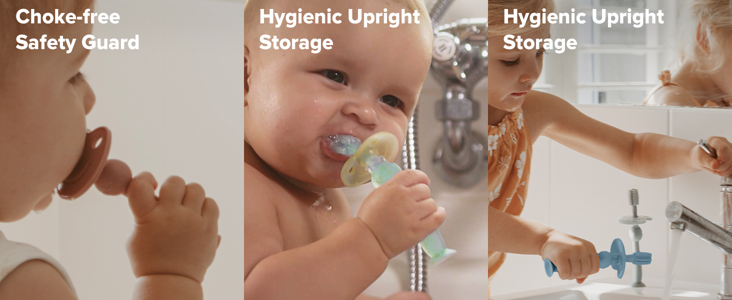 haakaa 360° Baby Toothbrush with Suction Base