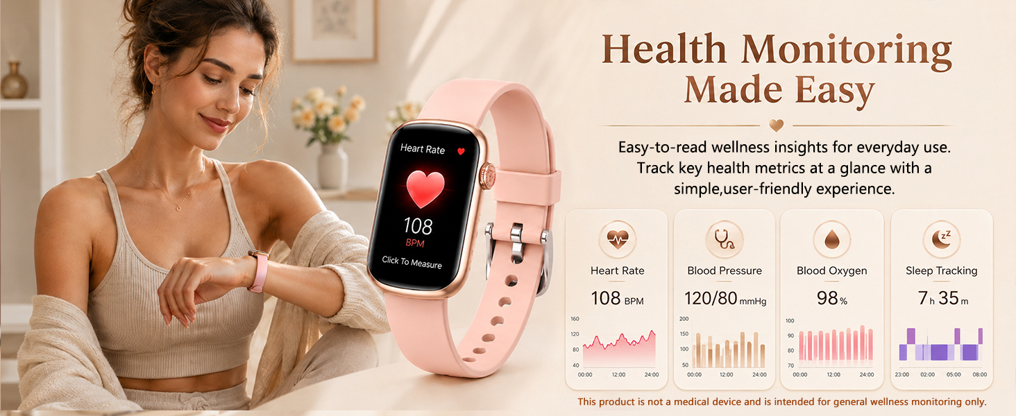 smart watch with blood pressure monitor