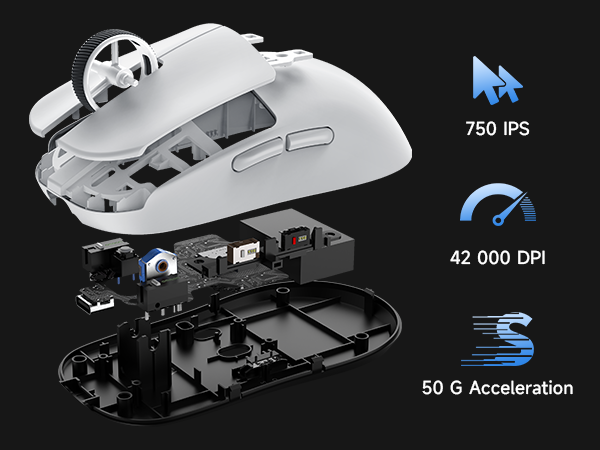 MCHOSE L7 gaming mouse wireless gaming mouse gamer mouse bluetooth gaming mouse