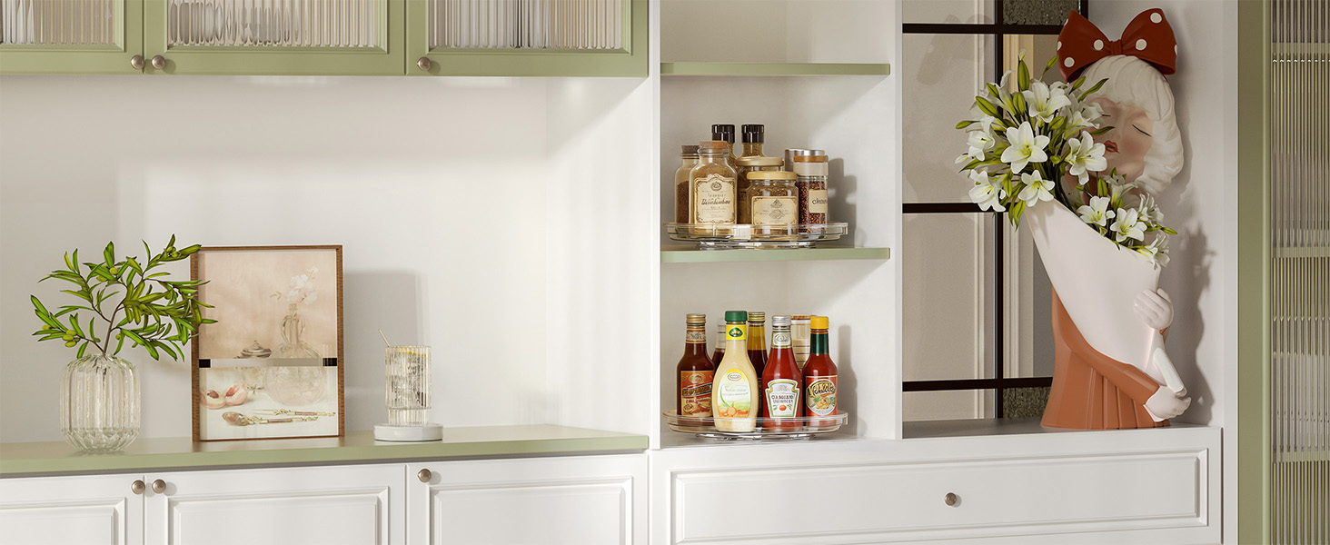 lazy susan for narrow cabinet