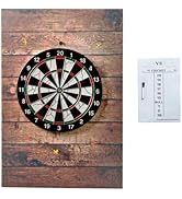 OCMML Dart Board Wall Protectors-Premium Felt Backboard Panel, 36"x24"x0.5" One-Piece Design for ...