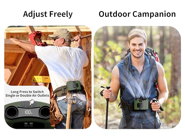 outdoor waist fan essentials