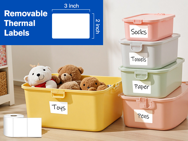 Removable Direct Thermal Labels