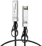 10G SFP+ DAC Twinax Cable 1M(3.3ft), 10GBASE-CU Passive Direct Attach Cable | Compatible with Cis...