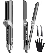 Quico Hair Straightener, Wet to Dry Ionic Air Straightener with High-Speed Airflow, 5 Temps & Dua...