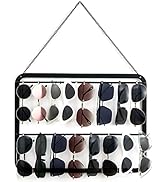 Mkono Sunglasses Organizer Hanging Glasses Storage Holder for Wall and Door Metal 2 Tier Eyeglass...