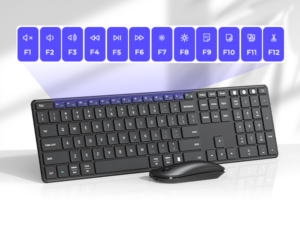 bluetooth keyboard and mouse combo