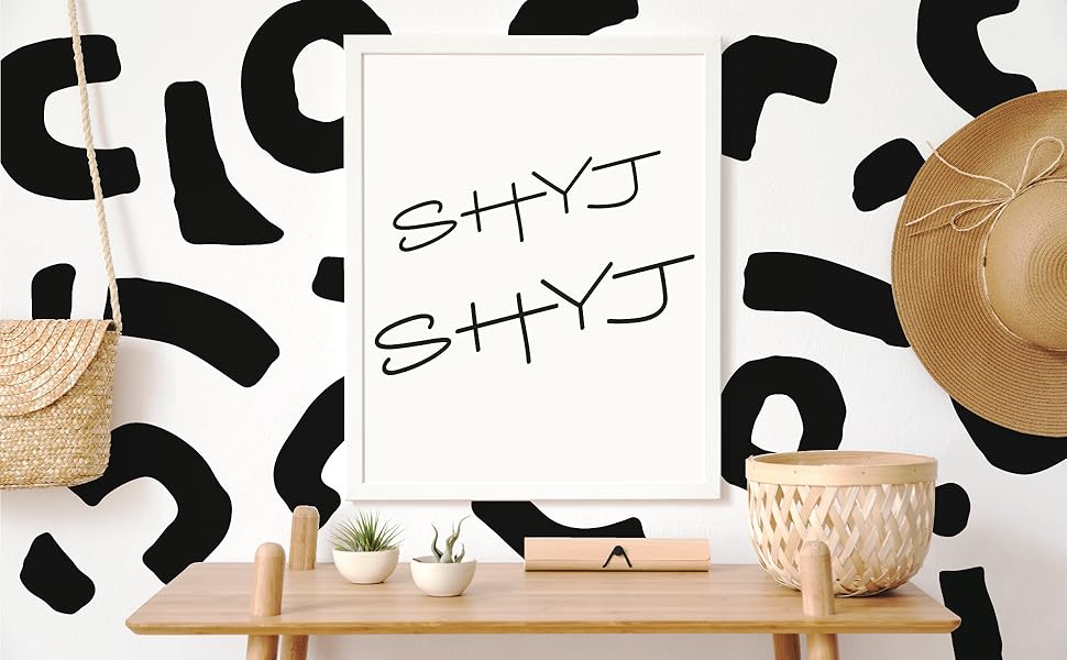 Abstract Shapes Peel and Stick Modern Vinyl Wall Decals