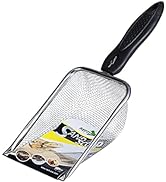 REPTI ZOO Reptile Sand Stainless Steel Fine Mesh Reptile Substrate Metal Sand Shovel Terrarium Su...