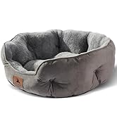Asvin Small Dog Bed for Small Dogs, Cat Beds for Indoor Cats, Pet Bed for Puppy and Kitty, Extra ...