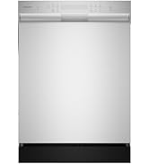 Sharp SDW6506JS 24-inch Stainless Steel Dishwasher, 49 dB, Third Rack, 12 Place Settings, Front T...