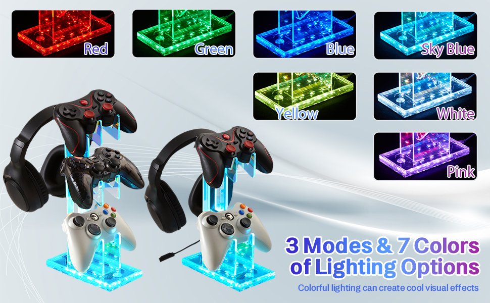 3 Modes & 7 Colors