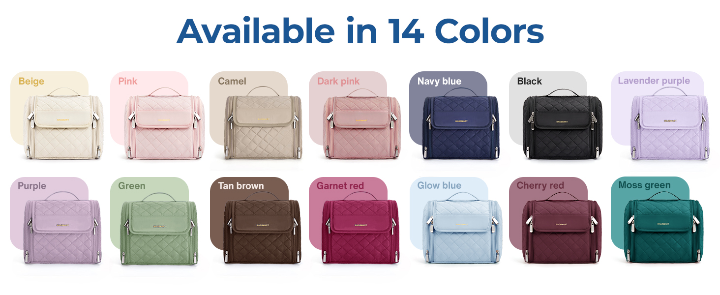 BAGSMART Makeup Bag for Women