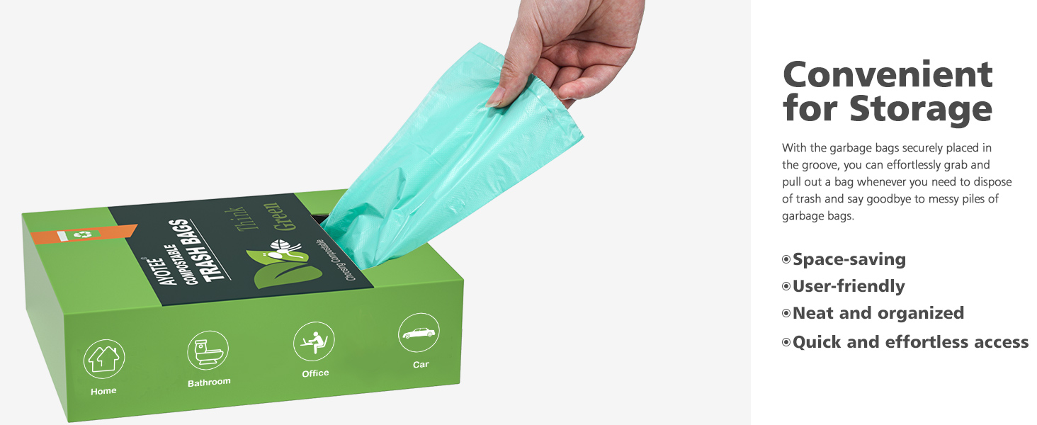 3gal bags with dispenser box