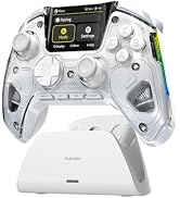 ManbaOne Interactive Screen Wireless Gaming Controller for PC/Switch/iOS/Android,Hall Effect Stic...