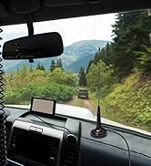 HYS 27Mhz Magnet Mount Stainless Steel CB Antenna, HT Antennas W/13ft Low-Loss RG58U coaxial Cabl...