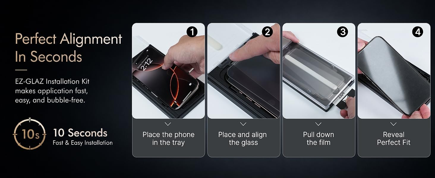 EZ-GLAZ Matte screen protector for iPhone