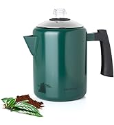 Mixpresso Stainless Steel Stovetop Coffee Percolator,Percolator Coffee Pot, Excellent For Camping...