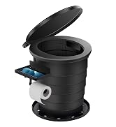 TRIPTIPS Upgrade Retractable Portable Toilet Travel Toilet Adjustable Height Camping Toilet Porta...
