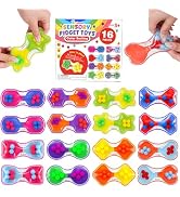 Sensory Squeeze Toys for Kids Toddler: 16 Pack Quiet Color Sorting Fidget Toys - Fine Motor Toys ...