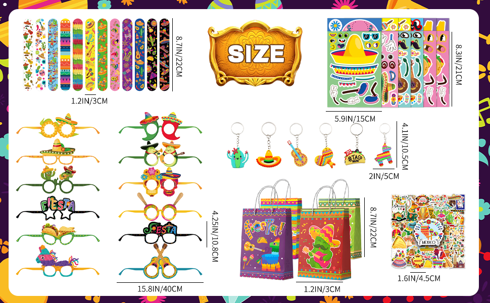 mexican fiesta gift bags
