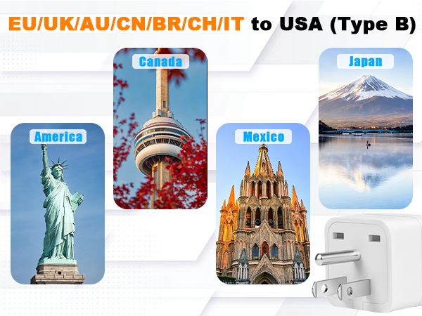 australia to usa plug adapter