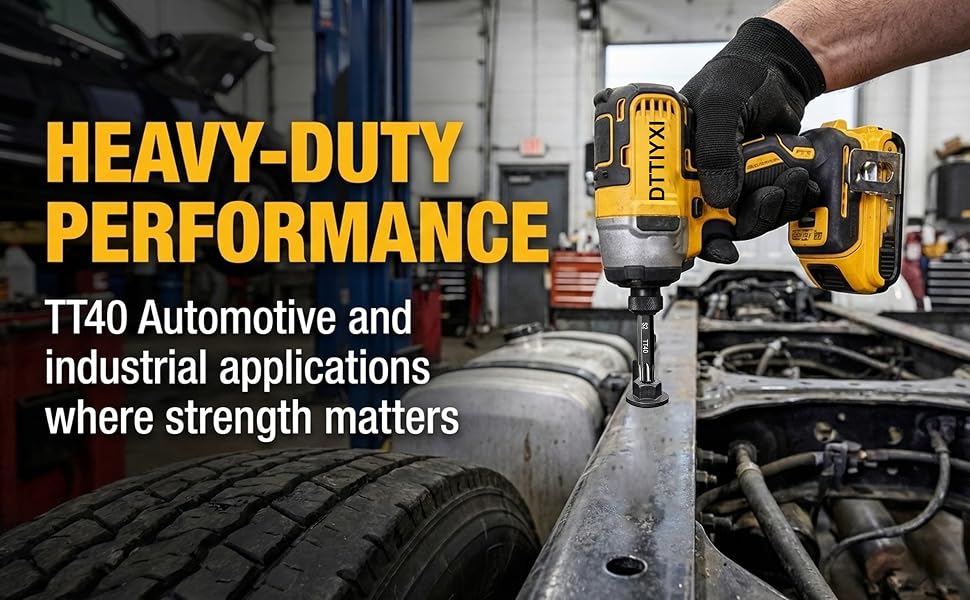 HEAVY-DUTYPERFORMANCE TT40 Automotive andindustrial applicationswhere strength matters