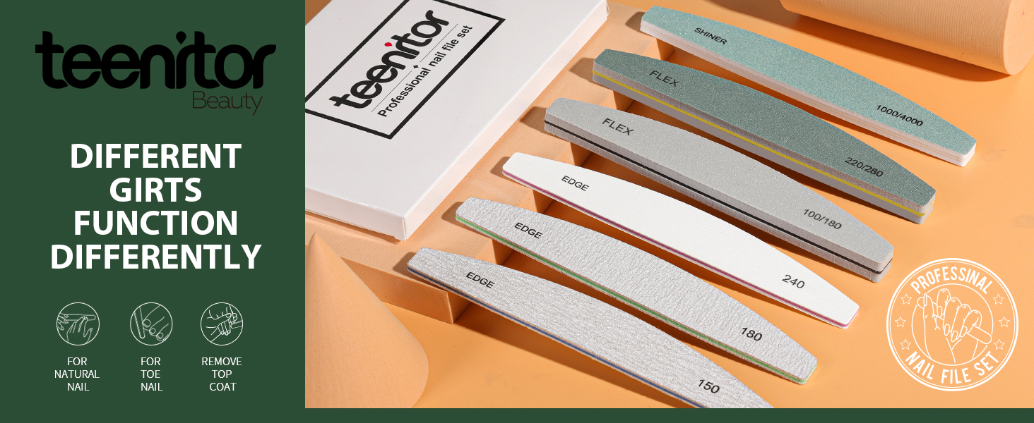 teenitor nail file set