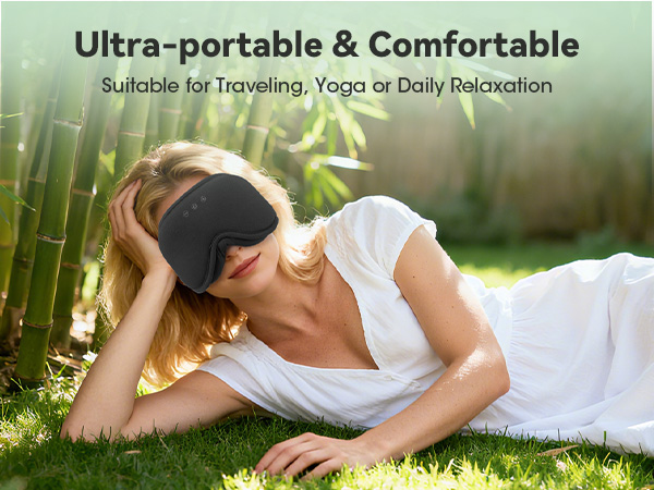 comfortable fit for all face shapes. Perfect for sleep mask bluetooth