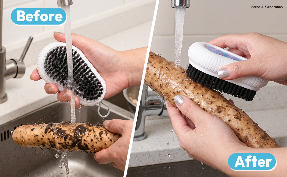 root vegetable scrubber