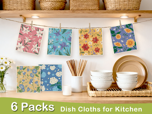 Swedish Dishcloths for Kitchen