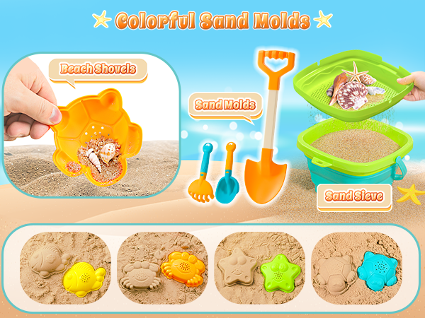 collapsible beach bucket