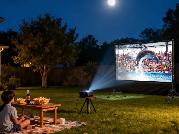 outdoor projector screen