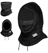 Balaclava Ski Mask for Men & Women - Windproof Thermal Fleece Face Mask with Neck Gaiter for Skii...