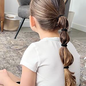 black hair ties