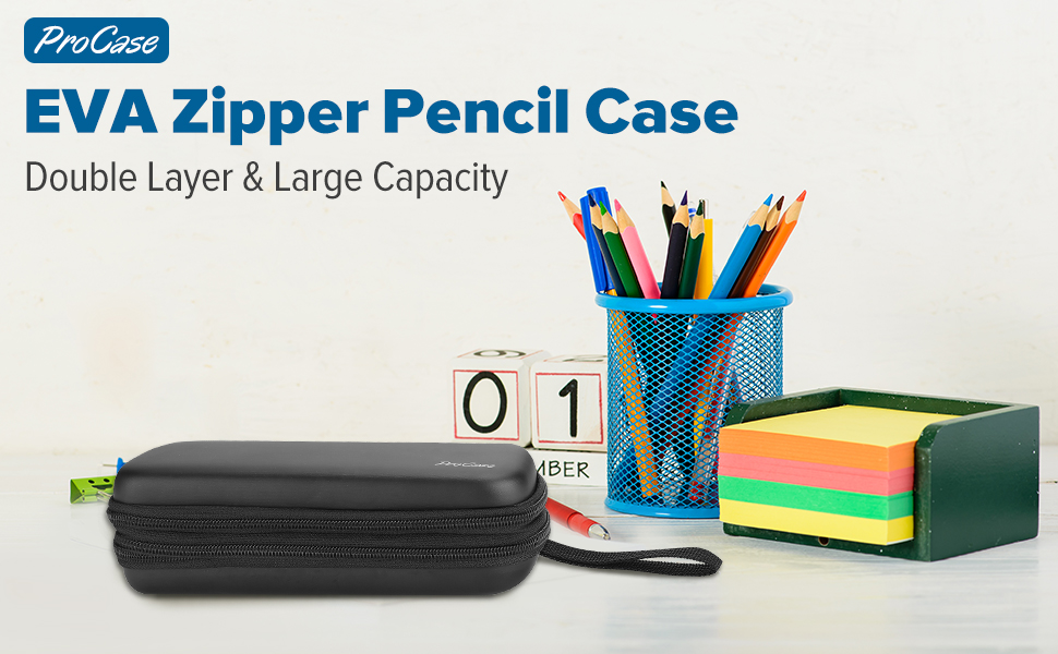 EVA Zipper Pencil Case