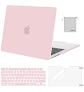 MOSISO Compatible with MacBook Air 13 inch Case 2024 2023 2022 M3 A3113 M2 A2681 Touch ID, Plasti...
