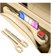 KIFIDAN 2PCS Car Seat Gap Filler Organizer,Upgrade Car Side Seat Gap Filler with Phone Holder,Mul...