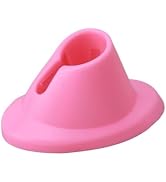 Jizlan Pink Nail Polish Bottle Holder Soft Rubber Nail Polish Bottle Holder Anti-Spill Nail Polis...