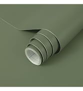 Peel and Stick Wallpaper Green Contact Paper Self Adhesive Removable | Wallpaper for Living Room ...