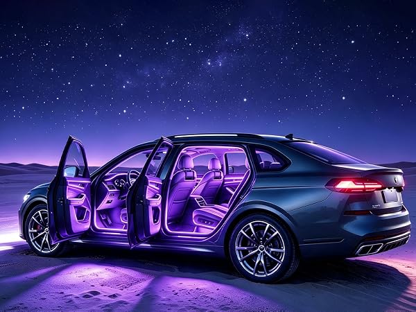purple lights