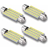 578 Led Car Bulbs,42mm 41mm 211-2 212-2 Festoon LED Bulbs, 1.65in 48-SMD 3014 Chipsets Led Festoo...