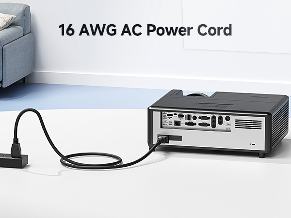 16 AWG AC power cord
