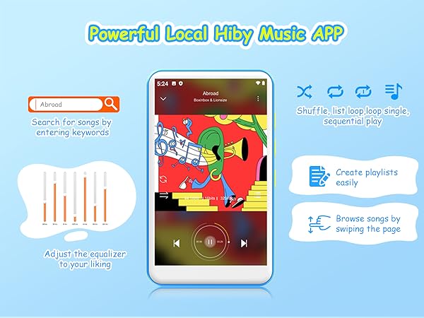 mp3 player with Bluetooth and wifi