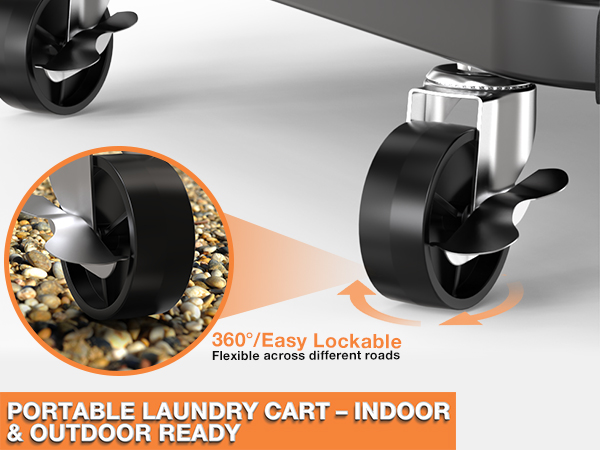 laundry basket with wheels