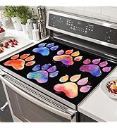 HOMETITUTE Stove Top Covers for Electric Stove 28x20 Inch Heat Resistant Glass Cooktop Covers Cou...