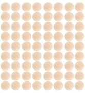 SHINEOFI Half Wooden Beads, 100pcs 10mm Natural Unfinished Wood Beads Mini Hemisphere Wood Craft ...